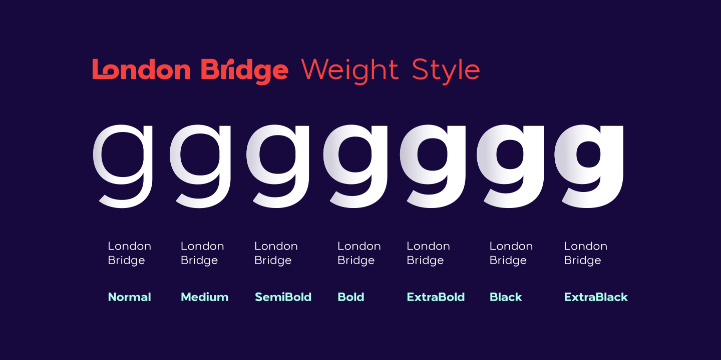 Przykładowa czcionka London Bridge #7